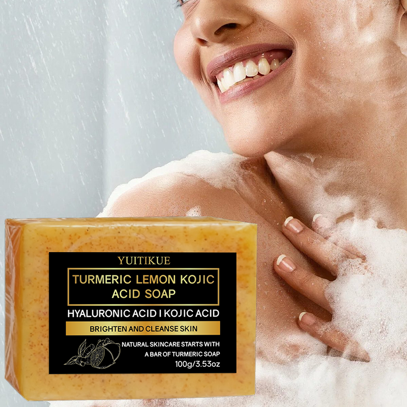 Kojic Acid Soap - YUITIKUE Kojic Acid Turmeric Lemon Soap