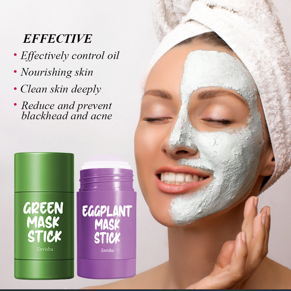 Skin Care Facial Mask Eggplant - Mud Mask Kaolin recension och pris