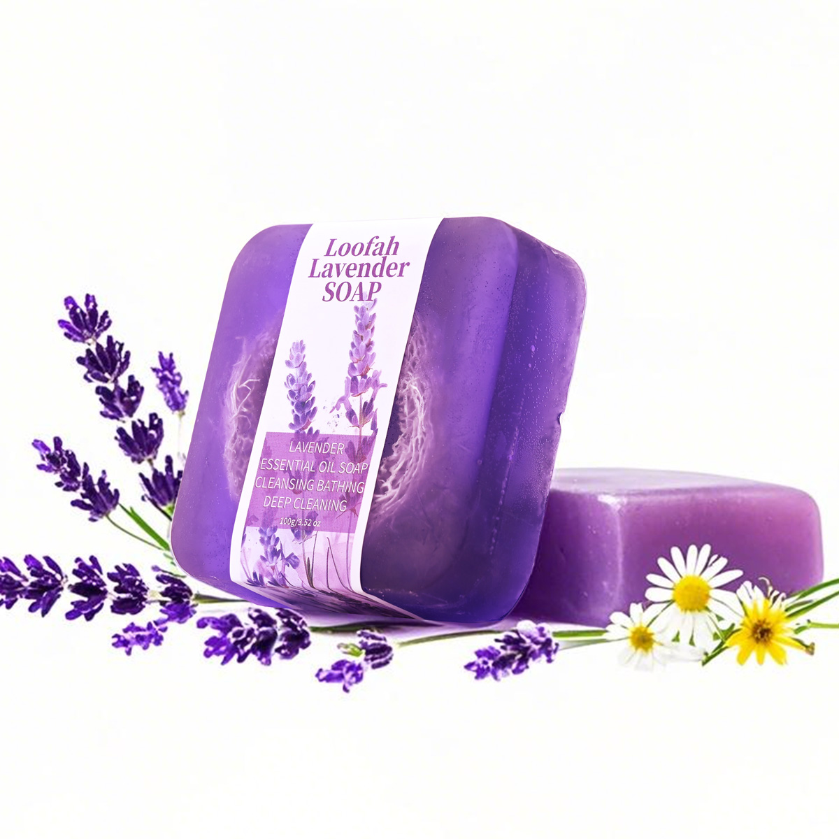 S+100g  Lavender Loofah Essent - Kojic Acid Soap recension och pris