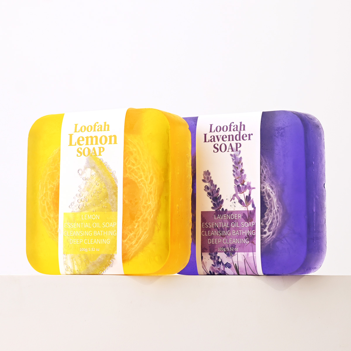 S+100g  Lavender Loofah Essent - Kojic Acid Soap recension och pris