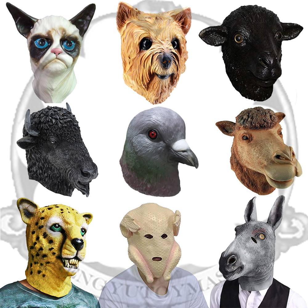 Pigeon Owl Wolf Dog Animal Mas - Skincare Pigeon recension och pris