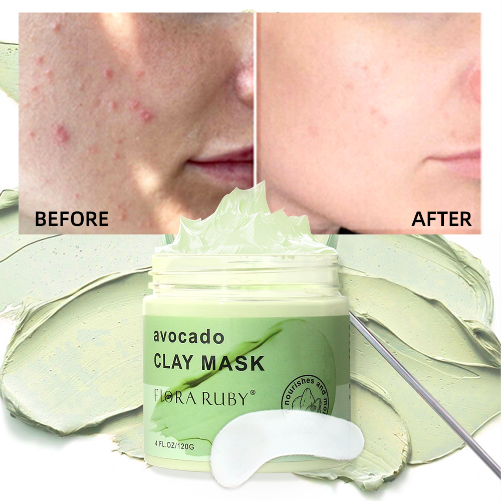 Face Masks Skincare-Avocado Cl - Mud Mask Kaolin recension och pris
