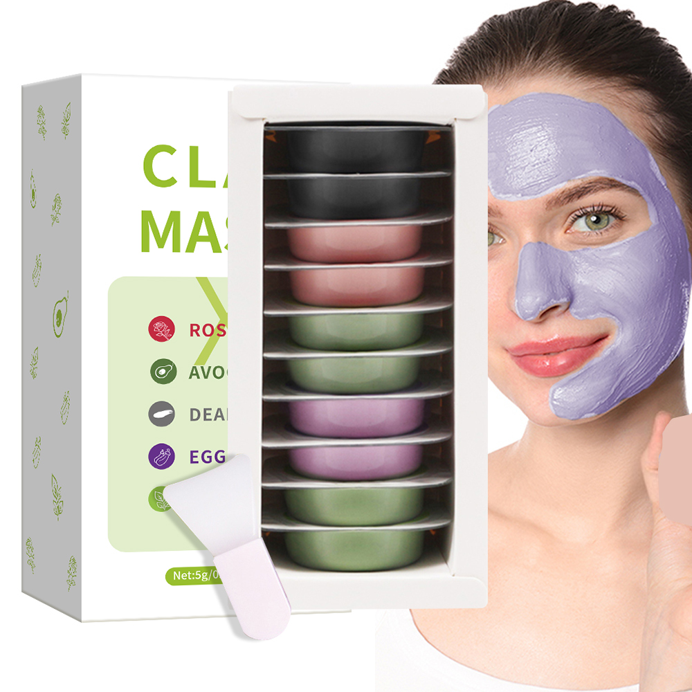 5g*10pcs clay mud mask set hya - Mud Mask Kaolin recension och pris