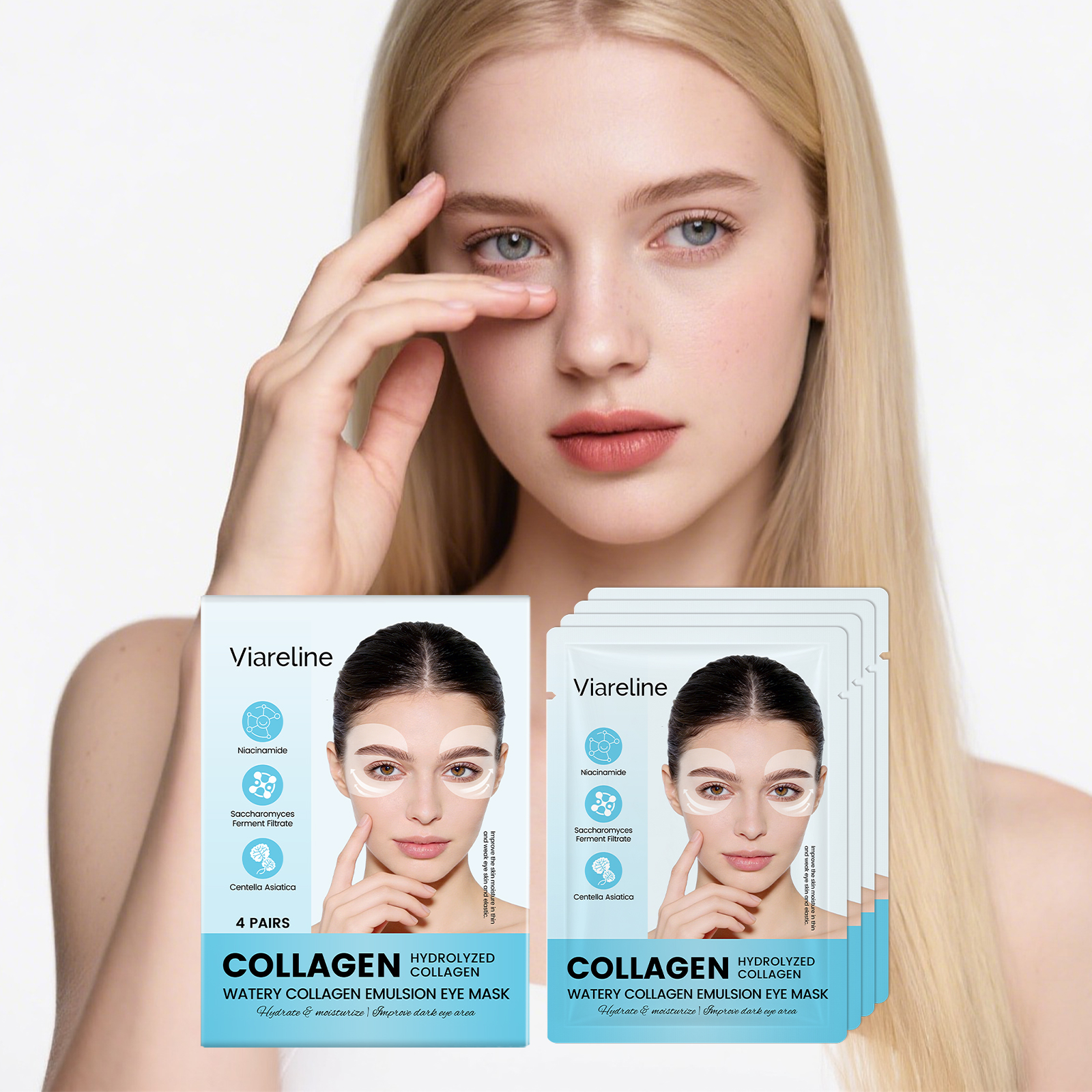 Collagen Eye Patches Reduce Fi - Collagen Sheet Mask recension och pris