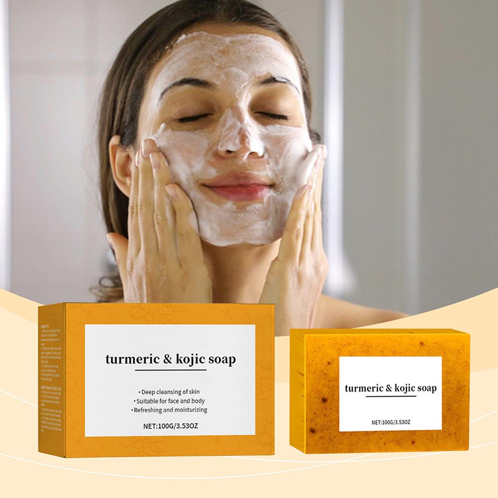 100g Turmeric Hand Made Soap L - Kojic Acid Soap recension och pris
