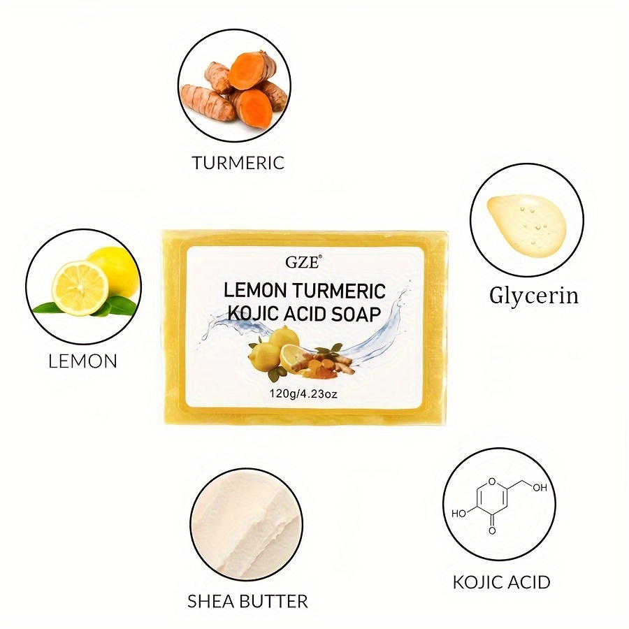 GZE Body Restore Lemon Turmeri - Kojic Acid Soap recension och pris