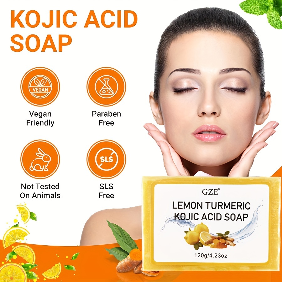 GZE Body Restore Lemon Turmeri - Kojic Acid Soap recension och pris