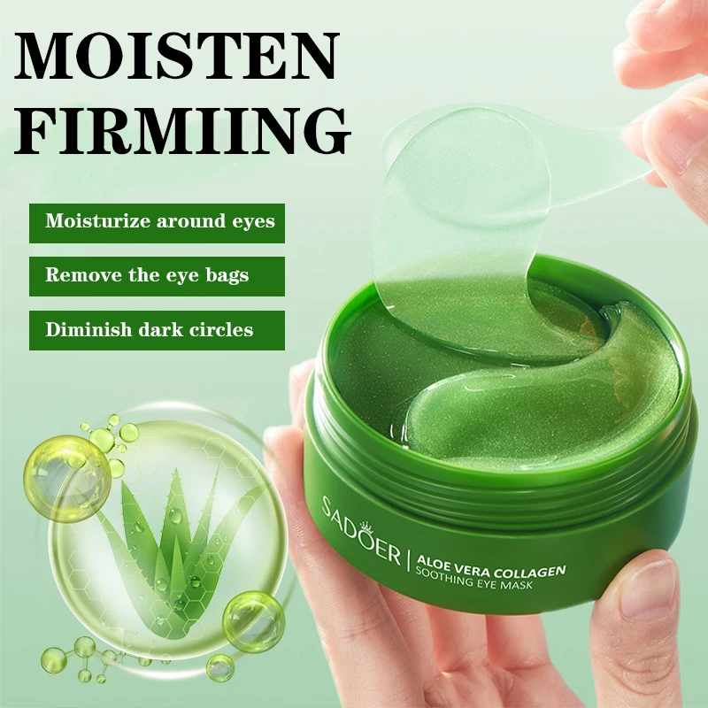 60pcs Aloe Vera Collagen Eye M - Collagen Sheet Mask recension och pris