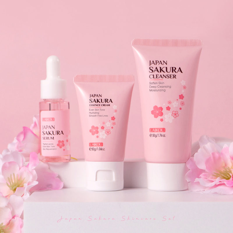 LAIKOU Japan Sakura Skincare S - Skincare Skintific recension och pris