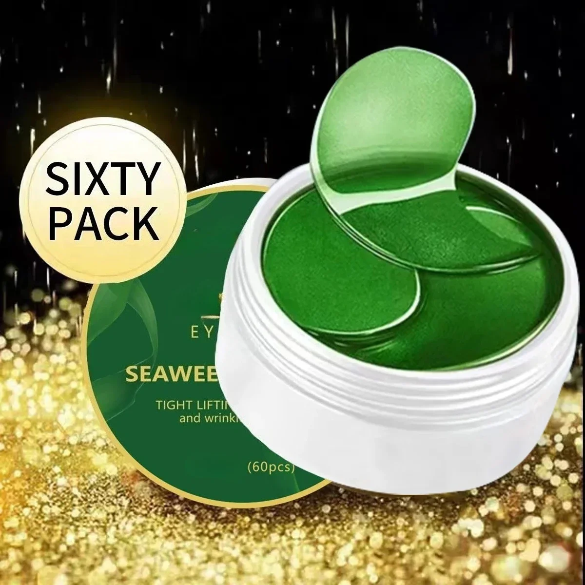 60pcs seaweed hyaluronic acid  - Collagen Sheet Mask recension och pris