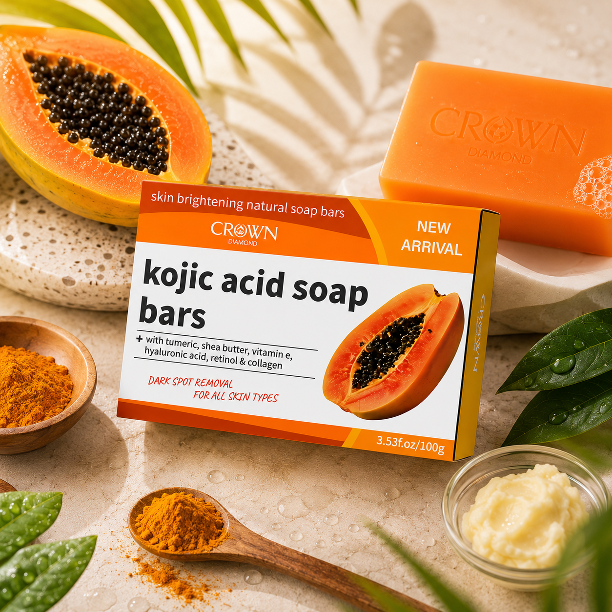 Papaya Kojic Acid Soap Organic - Kojic Acid Soap recension och pris