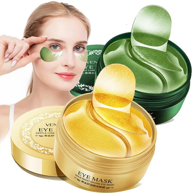60Pcs/Box Seaweed Gold Collage - Collagen Sheet Mask recension och pris