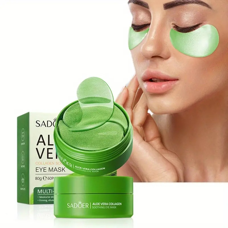 60 Pieces of Aloe Vera Collage - Collagen Sheet Mask recension och pris