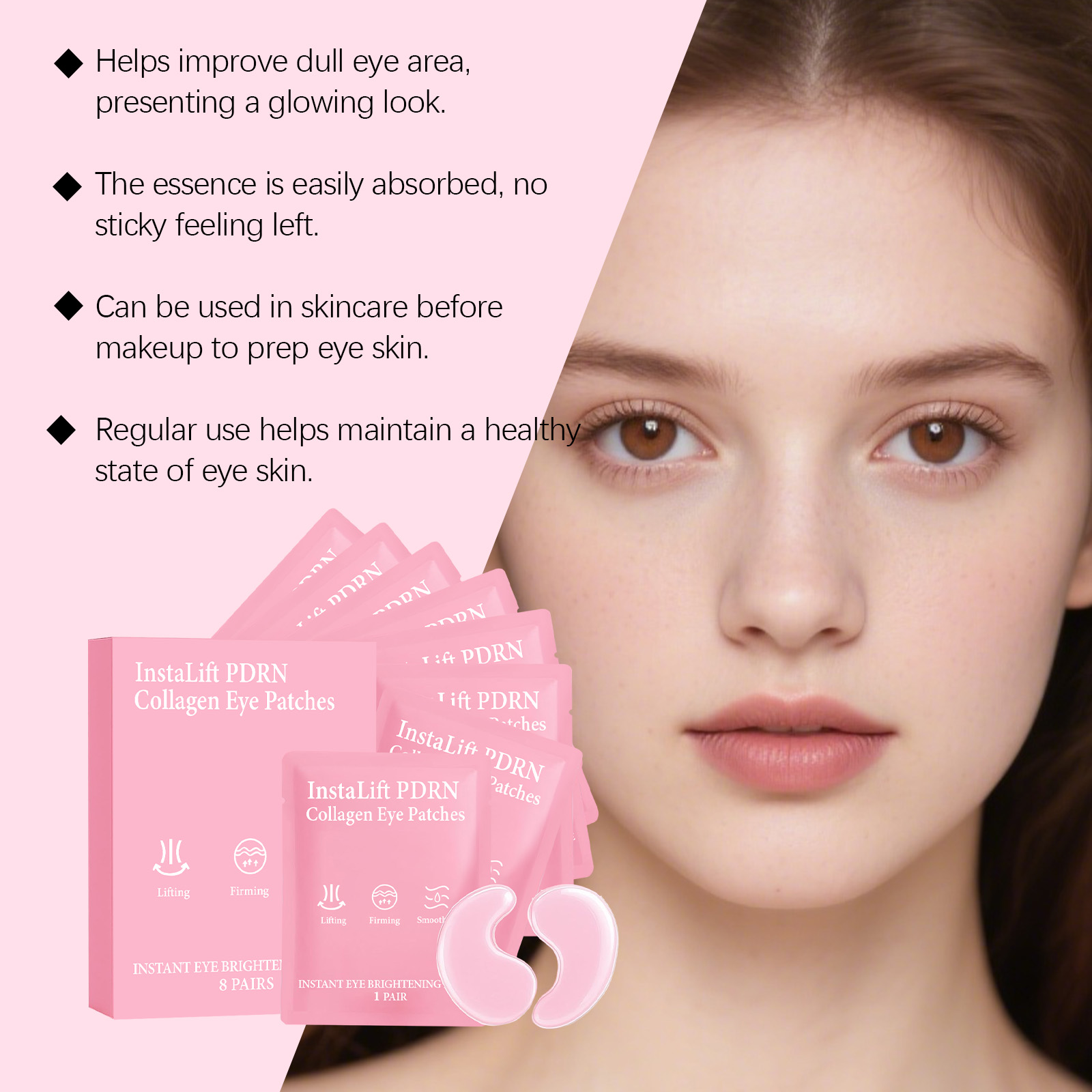 Instalift PDRN Collagen Eye Pa - Collagen Sheet Mask recension och pris