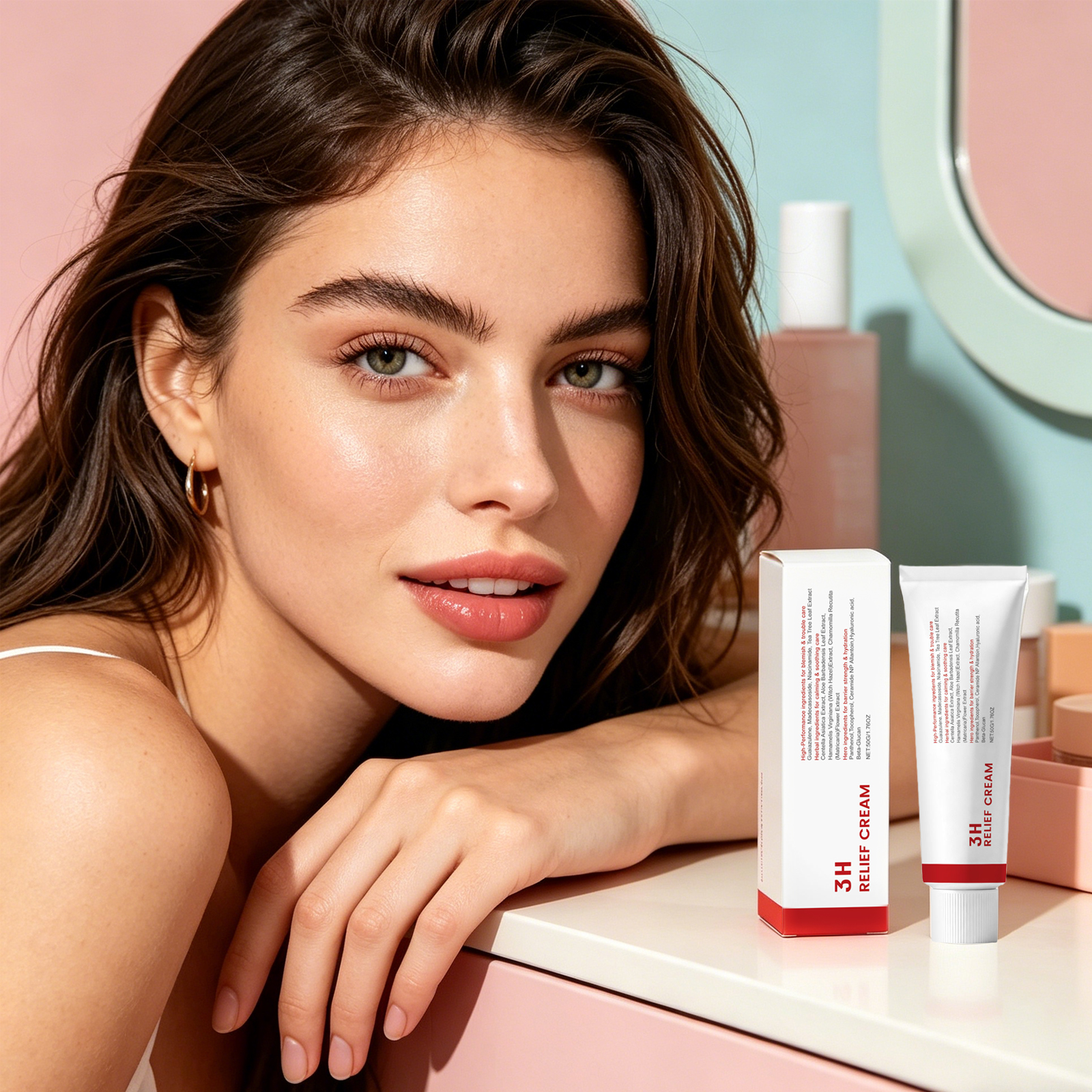 New Facial Moisturizer Collage - Skincare Skintific recension och pris