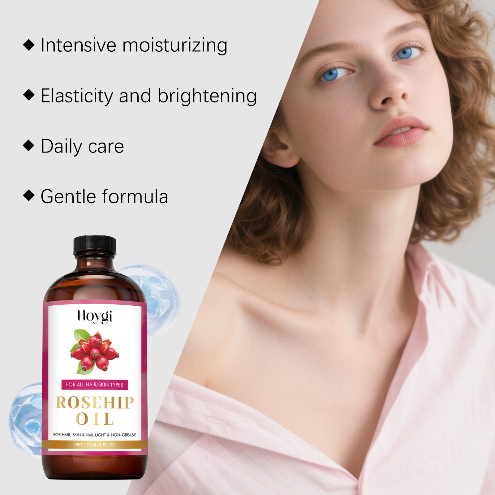 Natural Rosehip Seed Essential - Skincare Skintific recension och pris