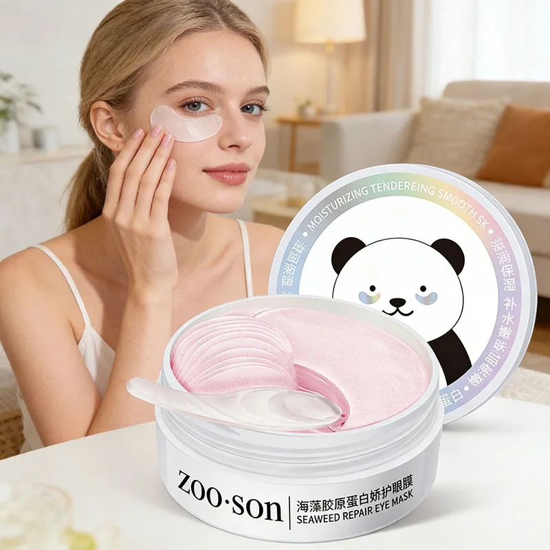 60Pcs Gold Crystal Collagen Ey - Collagen Sheet Mask recension och pris