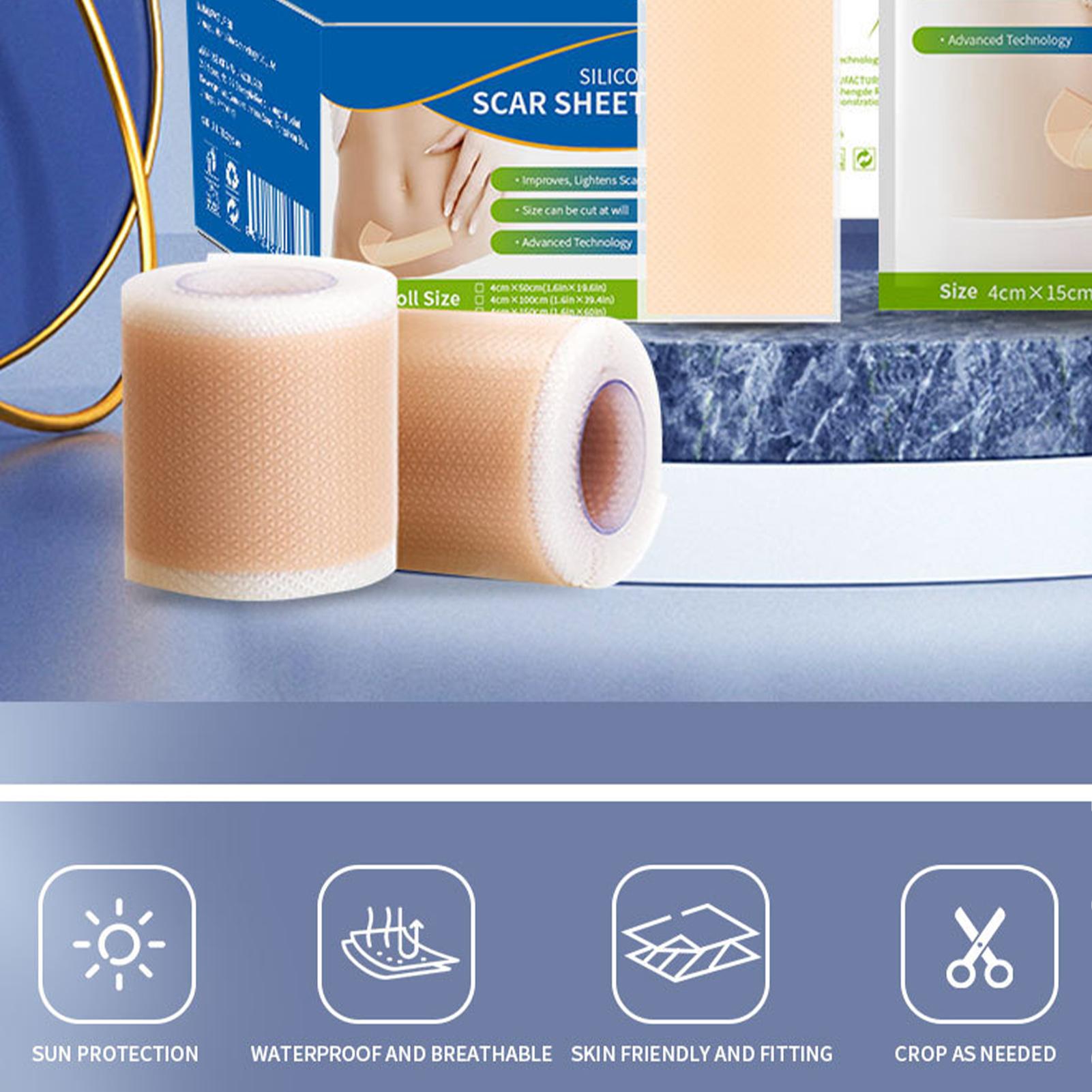 1 Roll Silicone Scar Sheets 4c - Collagen Sheet Mask recension och pris