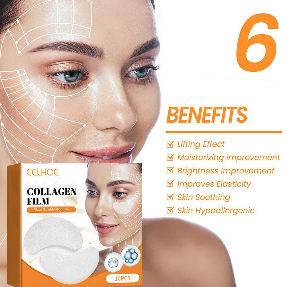 5 BOXES Collagen Soluble Patch - Collagen Sheet Mask recension och pris